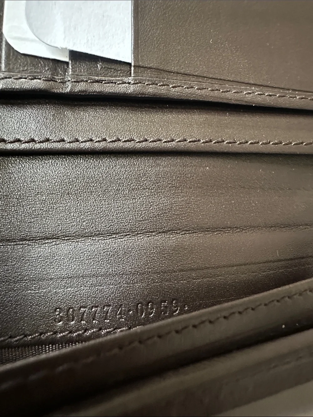 GUCCI GG Long Bifold Wallet Calfskin Leather Brown - Picture 9 of 9